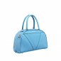 Preview: Small crossbody bag made of light blue nappa leather